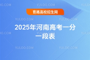 2025年河南高考一分一段表